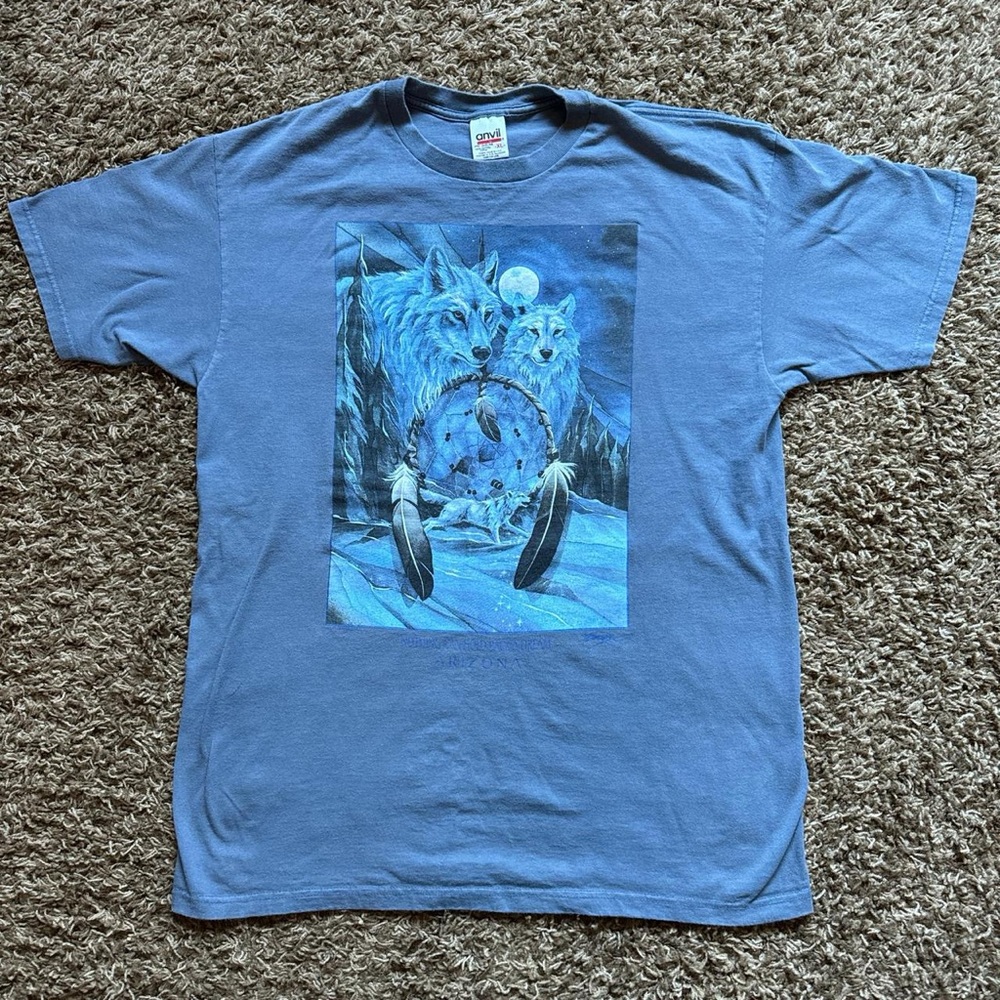 Vintage Wolf Dream Catcher Shirt